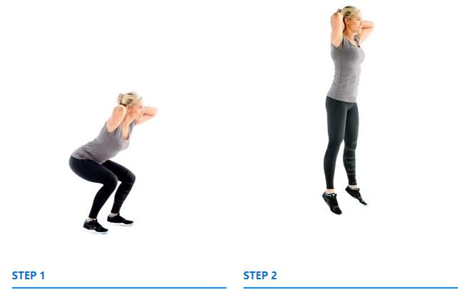 Jump squat là biến thể có hiệu quả cao hơn nhiều basic squat